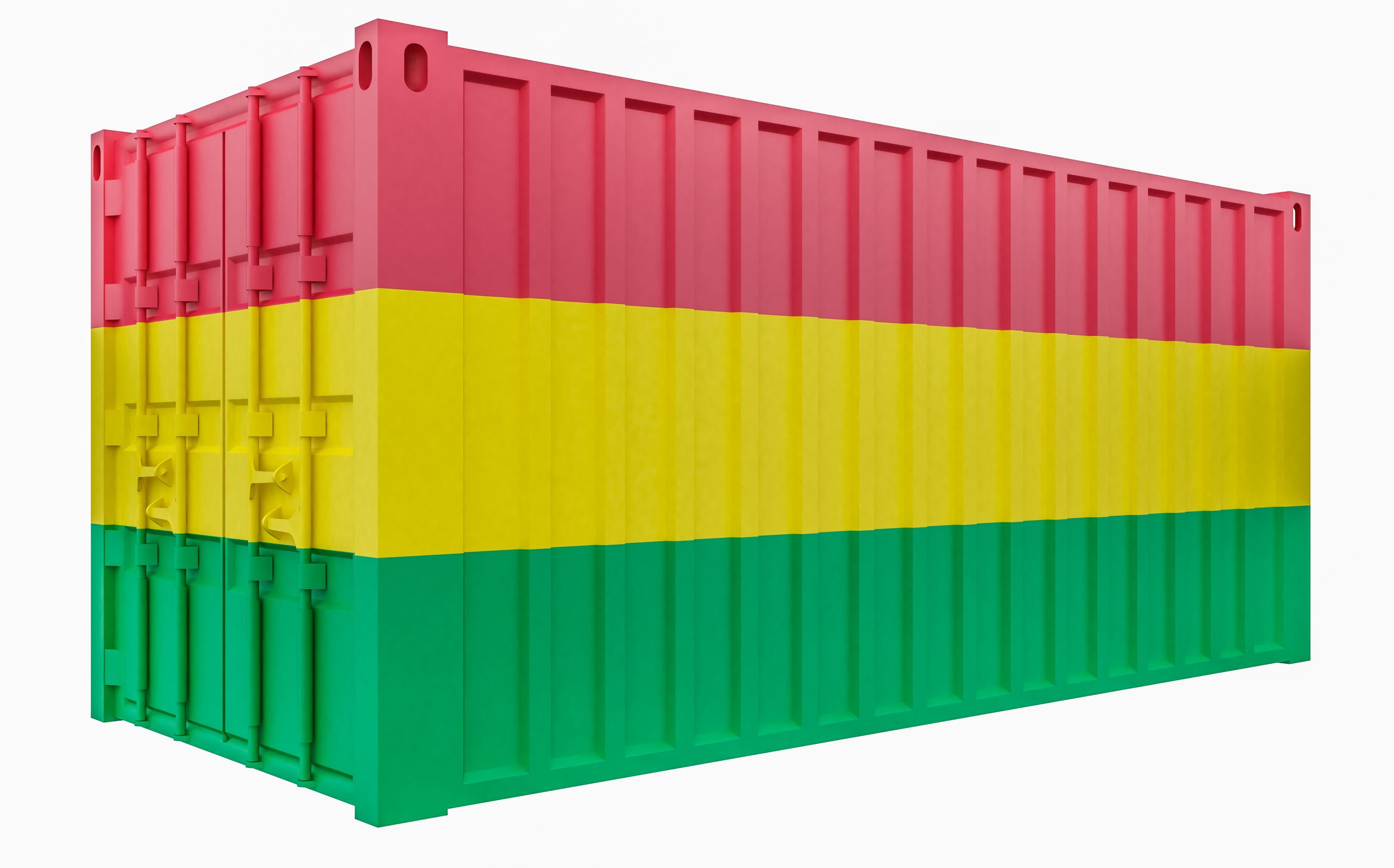 3D Illustration Of Cargo Container With Bolivia Flag - Cargomax ...